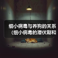 细小病毒与养狗的关系(细小病毒的潜伏期和狗的养殖时间)(图1) 细小病毒与养狗时间关系全攻略(图1)