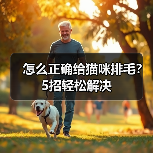 怎么正确给猫咪排毛?5招轻松解决(图2) 怎么正确给猫咪排毛|5招轻松解决毛球问题全攻略(图2)