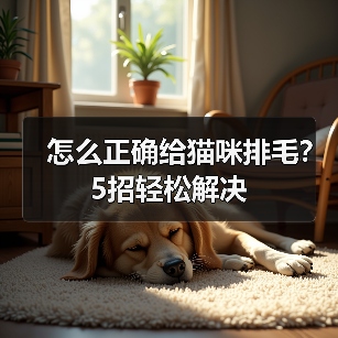 怎么正确给猫咪排毛?5招轻松解决(图4) 怎么正确给猫咪排毛|5招轻松解决毛球问题全攻略(图4)