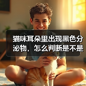 猫咪耳朵黑色分泌物怎么判断是不是耳螨｜诊断全攻略(图3)