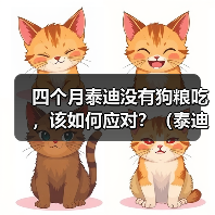 四个月泰迪没有狗粮吃,该如何应对?(泰迪狗狗生病,无法食用狗粮时该如何喂养?)(图2) 泰迪狗狗生病无法吃狗粮怎么办|喂养全攻略(图2)