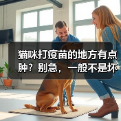 猫咪打疫苗的地方有点肿?别急,一般不是坏事(图1) 猫咪打疫苗后肿胀正常吗|常见原因与应对指南(图1)