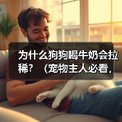 狗狗喝牛奶拉稀原因解析｜宠物主人必看指南(图1)