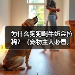 狗狗喝牛奶拉稀原因解析｜宠物主人必看指南(图3)