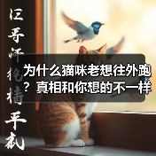 为什么猫咪老想往外跑?真相和你想的不一样(附解决办法)(图3) 猫咪总想往外跑原因揭秘|科学解决办法全攻略(图3)