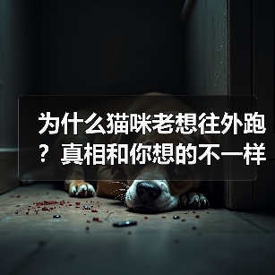 为什么猫咪老想往外跑?真相和你想的不一样(附解决办法)(图1) 猫咪总想往外跑原因揭秘|科学解决办法全攻略(图1)