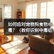 如何应对宠物狗食物中毒?(教你识别中毒症状,及时采取救治措施,让宠物安全健康。)(图4) 宠物狗食物中毒应对方法|中毒症状识别与救治全攻略(图4)