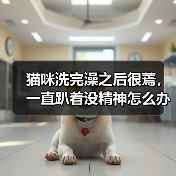 猫咪洗澡后没精神怎么办｜应激反应应对全攻略