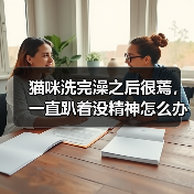 猫咪洗澡后没精神怎么办｜应激反应应对全攻略(图3)