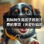 狗妈妈生完孩子后需注意的事项(关爱狗妈妈和新生狗宝宝的健康与幸福)(图1) 狗妈妈产后护理全攻略|健康与幸福指南(图1)