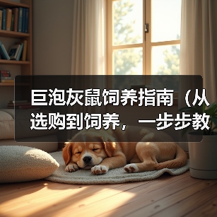 巨泡灰鼠饲养指南(从选购到饲养,一步步教你养宠物灰鼠)(图1) 巨泡灰鼠饲养全攻略|从选购到日常护理指南(图1)