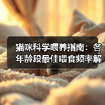 猫咪科学喂养指南:各年龄段最佳喂食频率解析(图4) 猫咪科学喂养指南:各年龄段最佳喂食频率解析(图4)