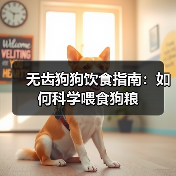 无齿狗狗饮食指南:如何科学喂食狗粮(图3) 无齿狗狗饮食指南:如何科学喂食狗粮(图3)