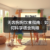 无齿狗狗饮食指南：如何科学喂食狗粮