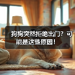 狗狗突然拒绝出门？可能是这些原因！