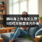 猫咪身上有虫怎么查？5招精准排查体内外寄