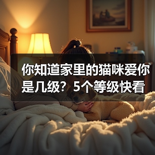 你知道家里的猫咪爱你是几级？5个等级快看