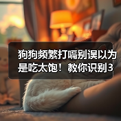 狗狗频繁打嗝别误以为是吃太饱！教你识别3