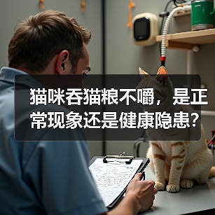 猫咪吞猫粮不嚼，是正常现象还是健康隐患？