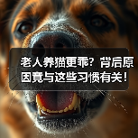 老人养猫更乖？背后原因竟与这些习惯有关！