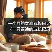 一个月的泰迪成长日记（一只泰迪的成长记录）(图4)