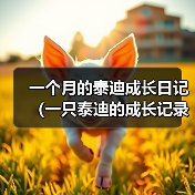 一个月的泰迪成长日记（一只泰迪的成长记录）(图3)