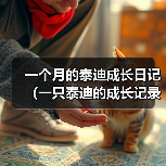 一个月的泰迪成长日记（一只泰迪的成长记录）(图2)