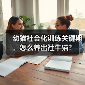 幼猫社会化训练关键期，怎么养出社牛猫？