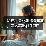 幼猫社会化训练关键期，怎么养出社牛猫？(图2)