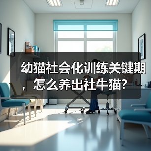 幼猫社会化训练关键期，怎么养出社牛猫？(图3)