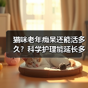 猫咪老年痴呆还能活多久？科学护理能延长多少年？(图3)
