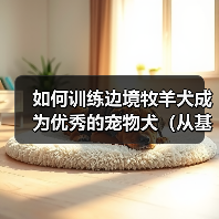 如何训练边境牧羊犬成为优秀的宠物犬（从基础训练到高级训练，打造最可靠的伴侣）(图4)