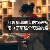 红骨猎浣熊犬的饲养指南（了解这个可爱的宠物的生活习惯和需求，让你成为一个负责任的主人）(图1)