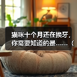 猫咪十个月还在换牙，你需要知道的是……（了解猫咪的换牙期，保护它们的口腔健康）(图3)
