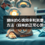 猫咪的心跳频率和测量方法（猫咪的正常心跳