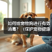 如何给宠物狗进行有效消毒？（保护宠物健康，从正确消毒开始）(图4)