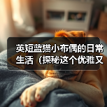英短蓝猫小布偶的日常生活（探秘这个优雅又可爱的蓝色小猫咪的生活点滴）(图1)