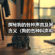 探秘狗的各种声音及其含义（狗的各种叫声和咆哮意味着什么？）(图4)
