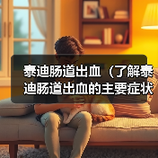 泰迪肠道出血（了解泰迪肠道出血的主要症状及其相关治疗方法）