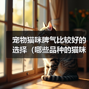 宠物猫咪脾气比较好的选择（哪些品种的猫咪性格温顺友好）(图2)