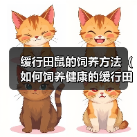 缓行田鼠的饲养方法（如何饲养健康的缓行田鼠）(图3)