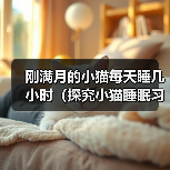刚满月的小猫每天睡几小时（探究小猫睡眠习惯及其对健康的影响）(图4)