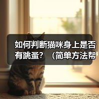 如何判断猫咪身上是否有跳蚤？（简单方法帮助铲屎官们发现猫咪跳蚤问题）(图4)