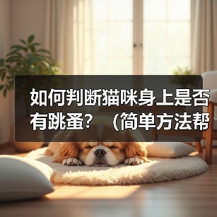 如何判断猫咪身上是否有跳蚤？（简单方法帮助铲屎官们发现猫咪跳蚤问题）(图3)