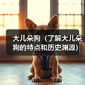 大儿朵狗（了解大儿朵狗的特点和历史渊源）