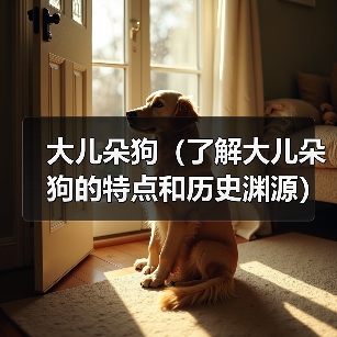 大儿朵狗（了解大儿朵狗的特点和历史渊源）(图4)