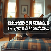 轻松给宠物狗洗澡的技巧（宠物狗的清洁与健康）(图3)