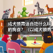成犬狼青适合吃什么样的狗食？（以成犬狼青为主食的关键营养需求）(图2)