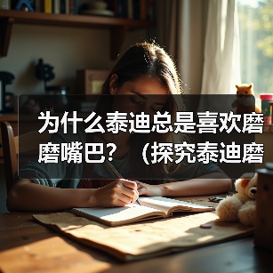 为什么泰迪总是喜欢磨磨嘴巴？（探究泰迪磨嘴巴的原因和意义）(图3)
