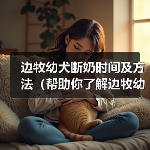 边牧幼犬断奶时间及方法（帮助你了解边牧幼犬断奶的最佳时机和正确方法）(图1)
